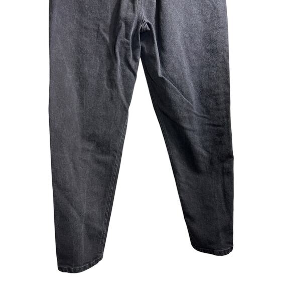 Vintage Liz Claiborne High Rise Black Tapered Plus Mom Jeans Cotton‎ Denim USA - Picture 3 of 7
